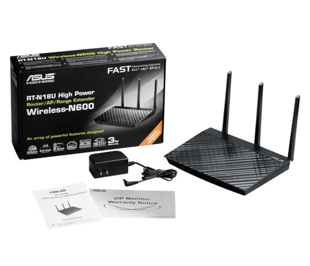ASUS RT-N18U (600Mb/s b/g/n, 2xUSB 3G/4G) - 202026 - zdjęcie 4